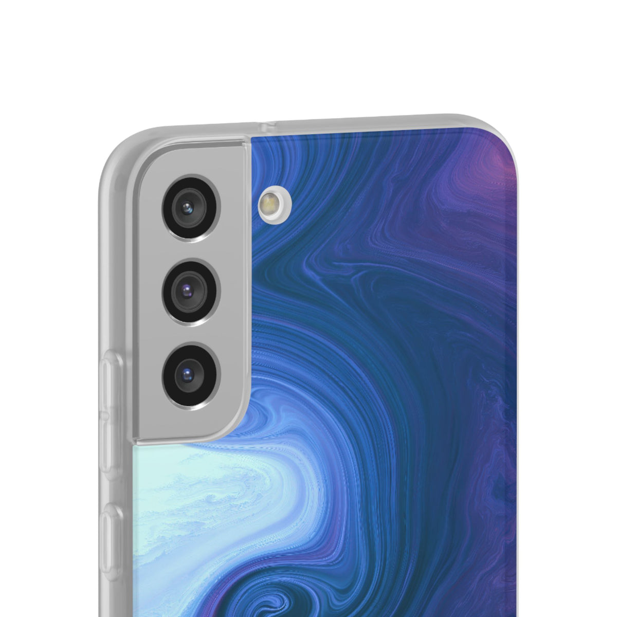 Azure Fluid Swirl · Lite Phone Case for Samsung · Blue
