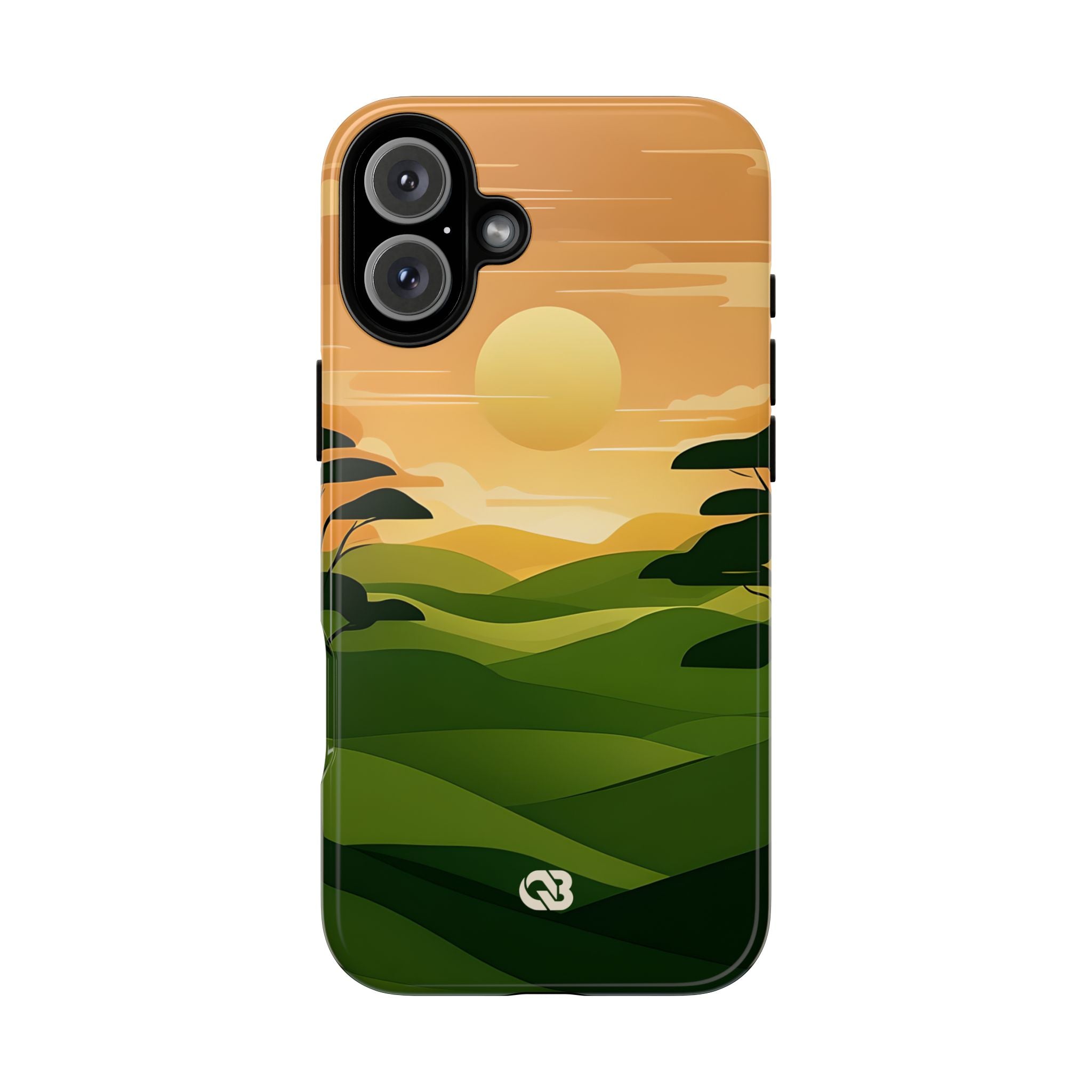 Verdant Horizon Sun · Tough Phone Case for iPhone