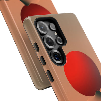 Crimson Sol Ridge · Tough Phone Case for Samsung · Red
