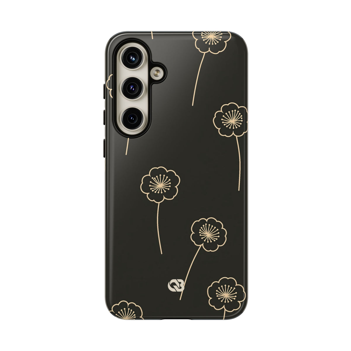 Nocturne Bloom Contours · Tough Phone Case for Samsung · Black
