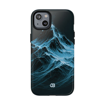 Nordic Frost Peak · Tough 2.0 Magnetic Phone Case for iPhone · Blue