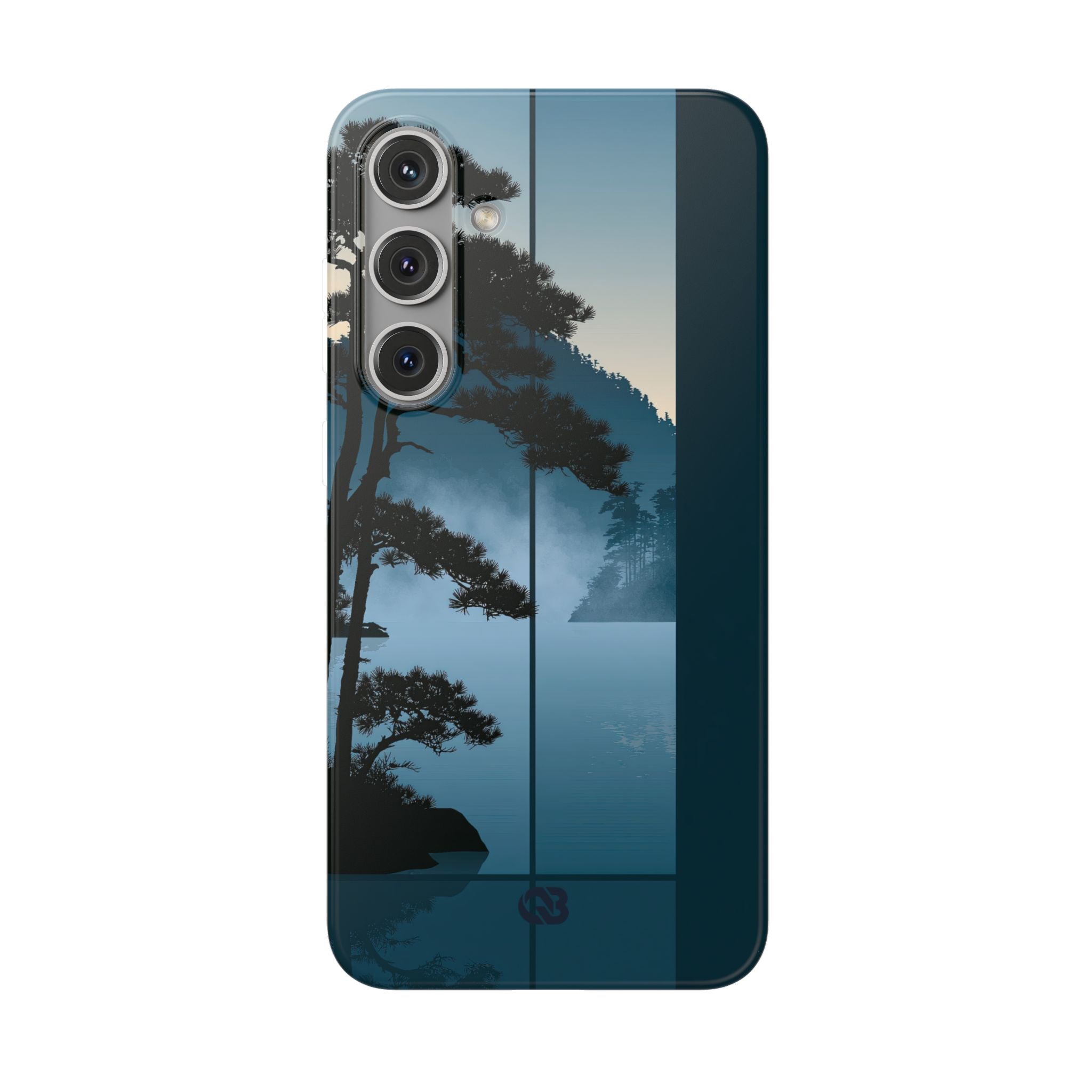 Blue Lite Phone Case for Samsung - Kyoto Mist Pine