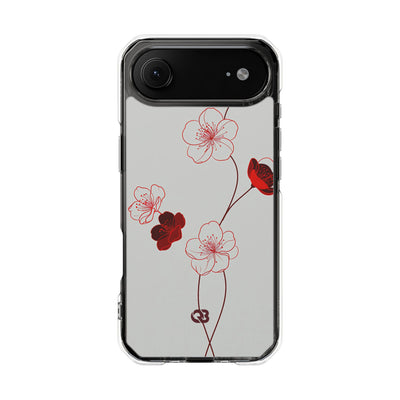 Red Impact MagSafe Phone Case for iPhone - Kyoto Ember Bloom