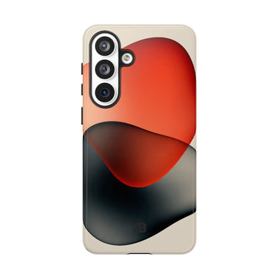 Translucent Crimson Form · Tough Phone Case for Samsung · Red