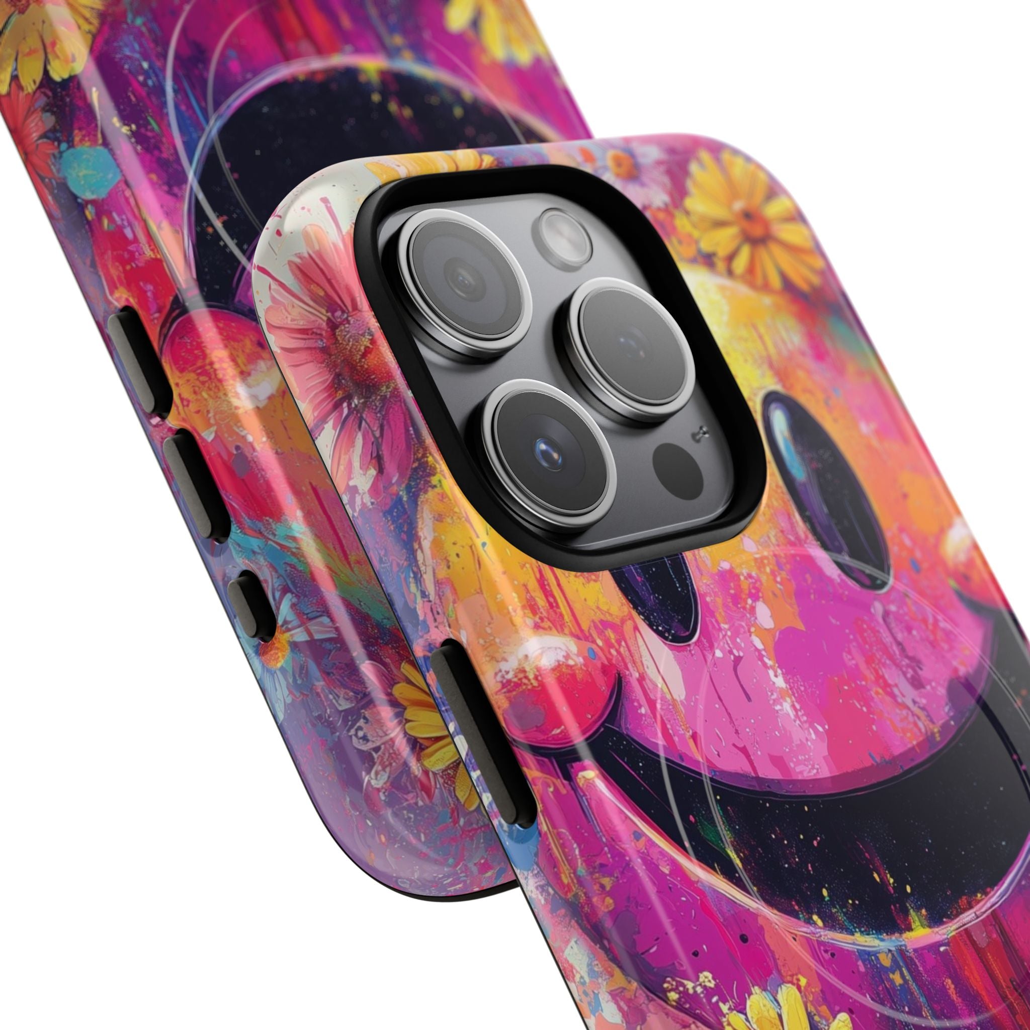 Smiley Bloom iPhone 15 Pro Case - Tough+