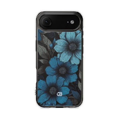 Obsidian Blue Petals · Impact Telefoncover til iPhone · Magsafe