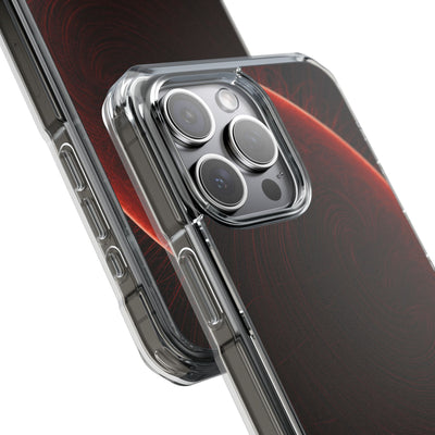 Red Impact MagSafe Phone Case for iPhone - Crimson Flare Flux