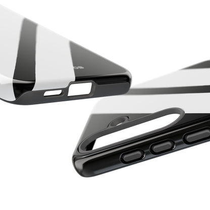 Diagonale Streifen Noir Samsung S25 Plus Case - Tough