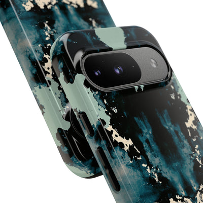 Rorschach Ink Void · Tough Phone Case for Pixel ·  Black