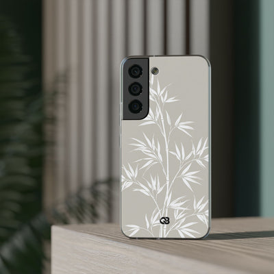 Beige Lite Phone Case for Samsung - Sandstone Bamboo Stalks