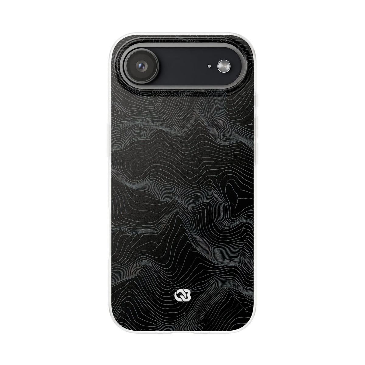 Obsidian Contour Elevation · Lite Phone Case for iPhone ·  Black