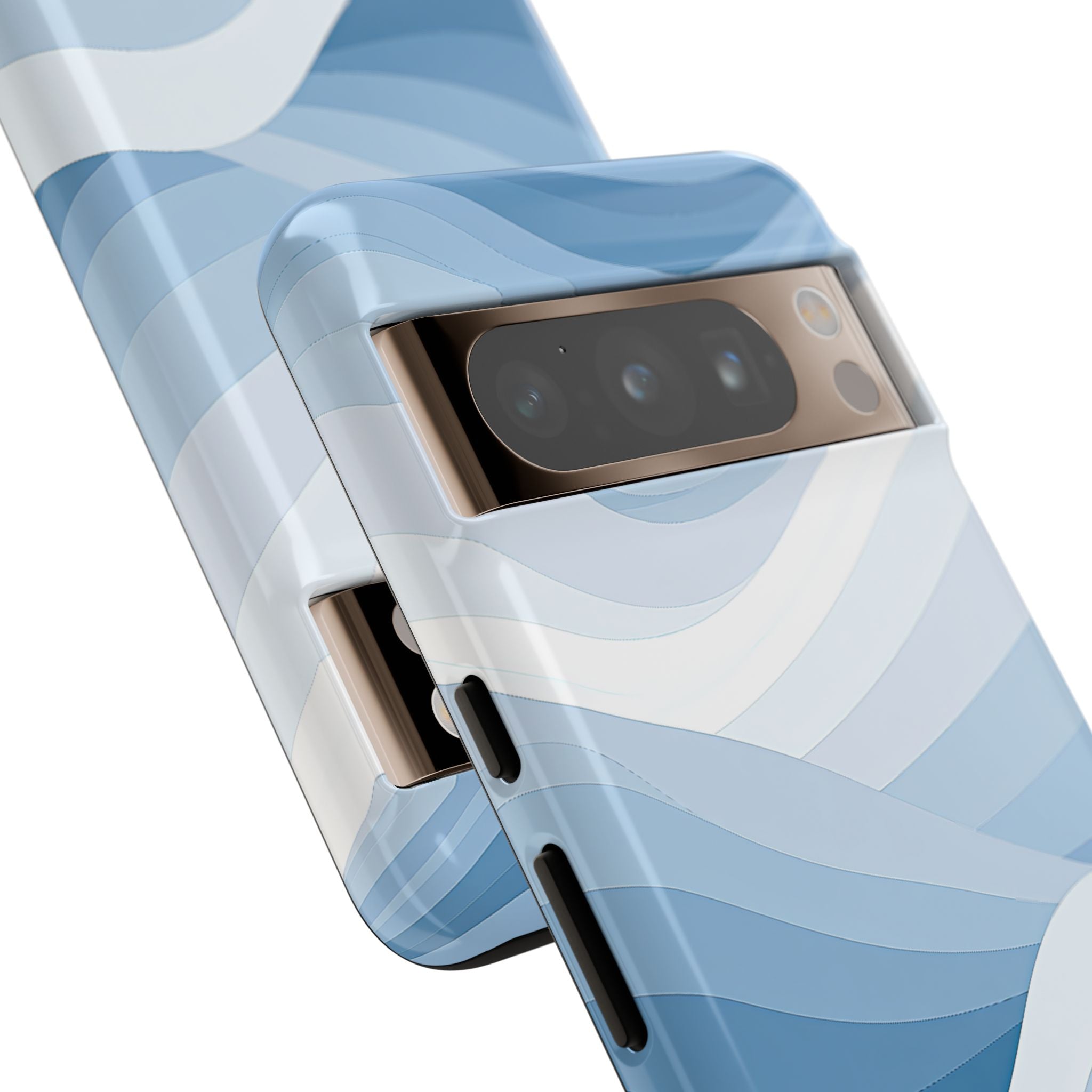 Blue Tough Phone Case for Google Pixel - Glacial Indigo Flow