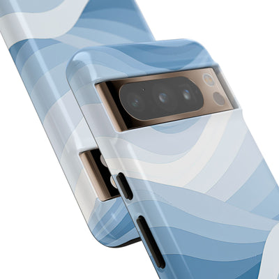 Blue Tough Phone Case for Google Pixel - Glacial Indigo Flow