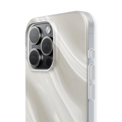 Liquid Enamel Fold · Lite Phone Case for iPhone ·  White