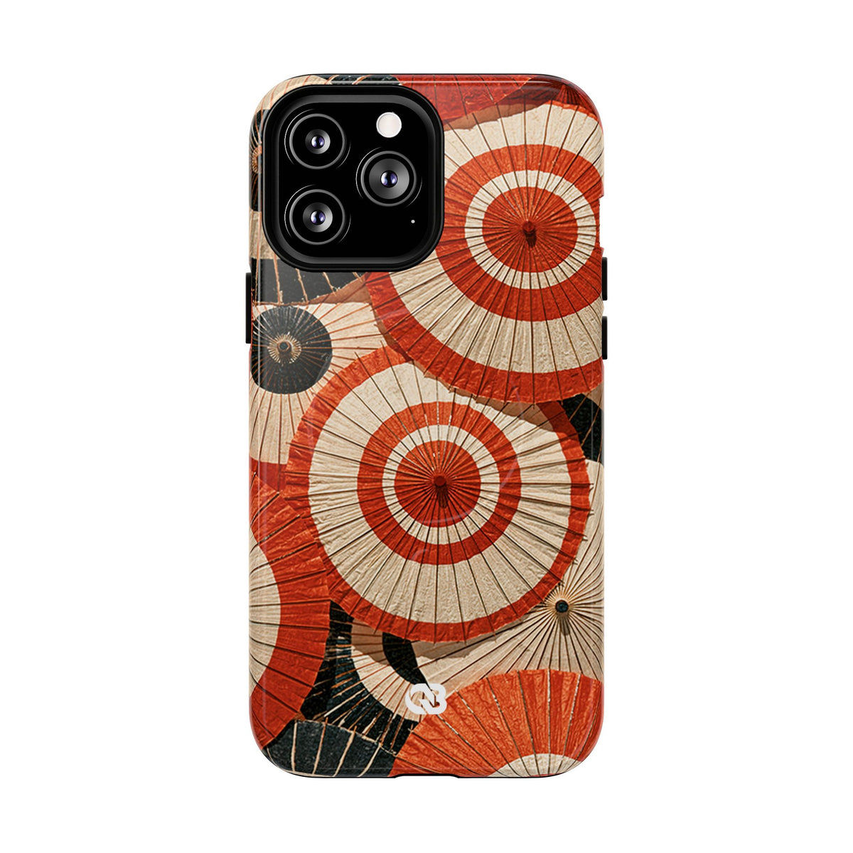 Vermilion Wagasa Motif · Tough 2.0 Magnetic Phone Case for iPhone · Red