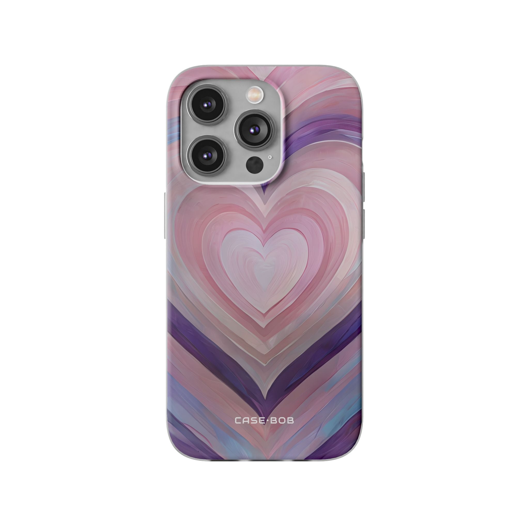 Strahlendes Heartbrush iPhone 14 Pro Case - Soft