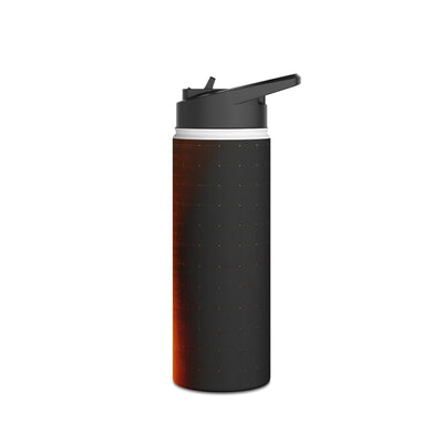 Luminous Refraction Grid · Insulated Water Bottle · Black