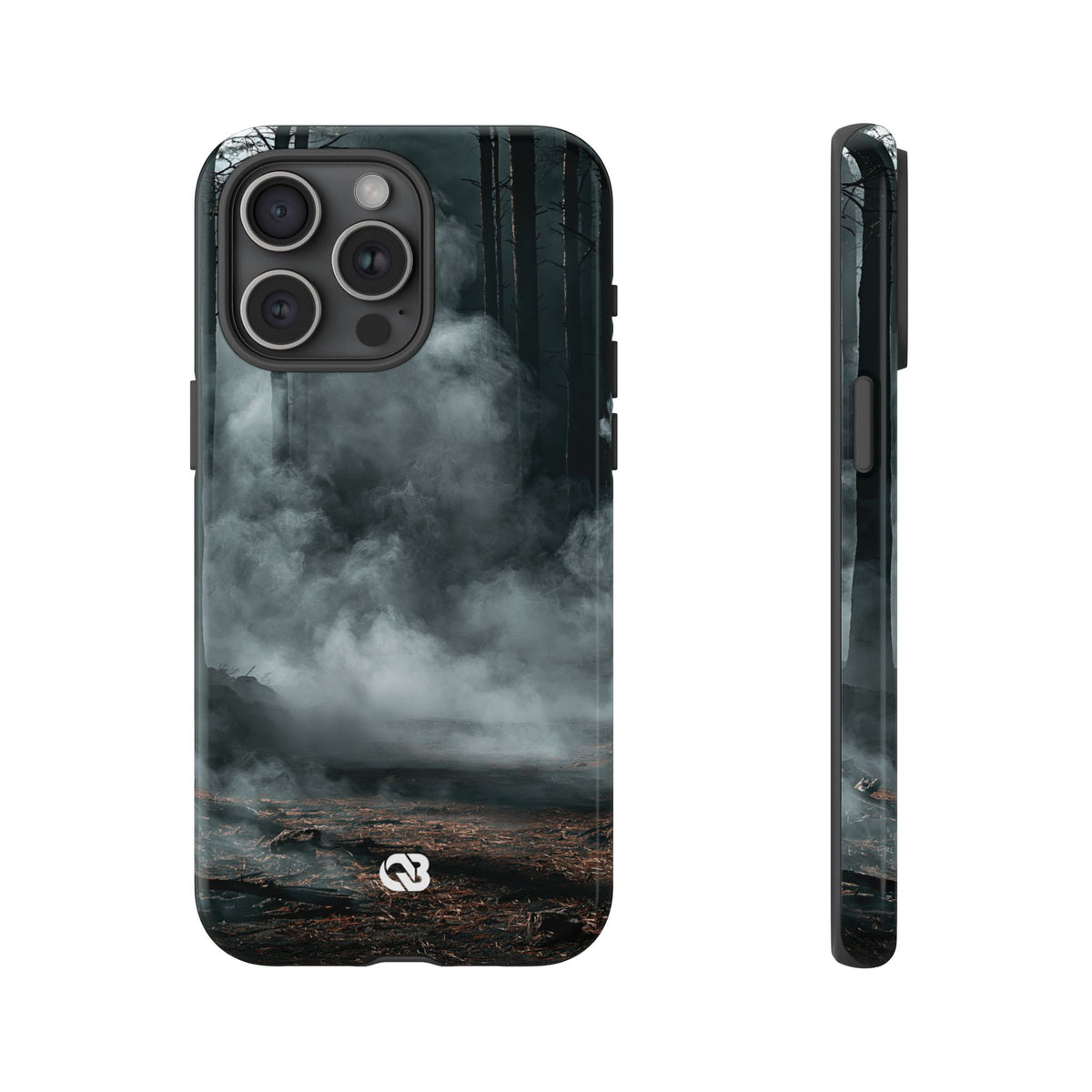 Shadowed Pine Mist · Tough Phone Case for iPhone · Black