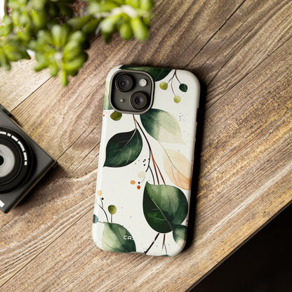 Greenberry Branch iPhone 15 Case - Tough