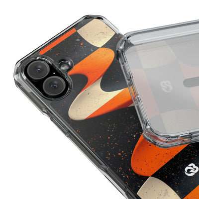 Orange Grit Twist · Impact Handyhülle für iPhone · Magsafe