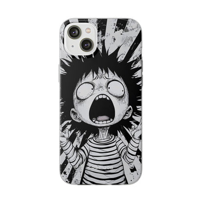 Screaming Stripes iPhone 14 Plus Case - Soft