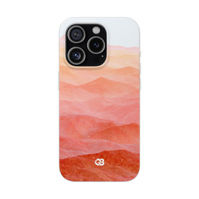 Alpenglow Ridge Vista · Lite Phone Case for iPhone ·  Orange