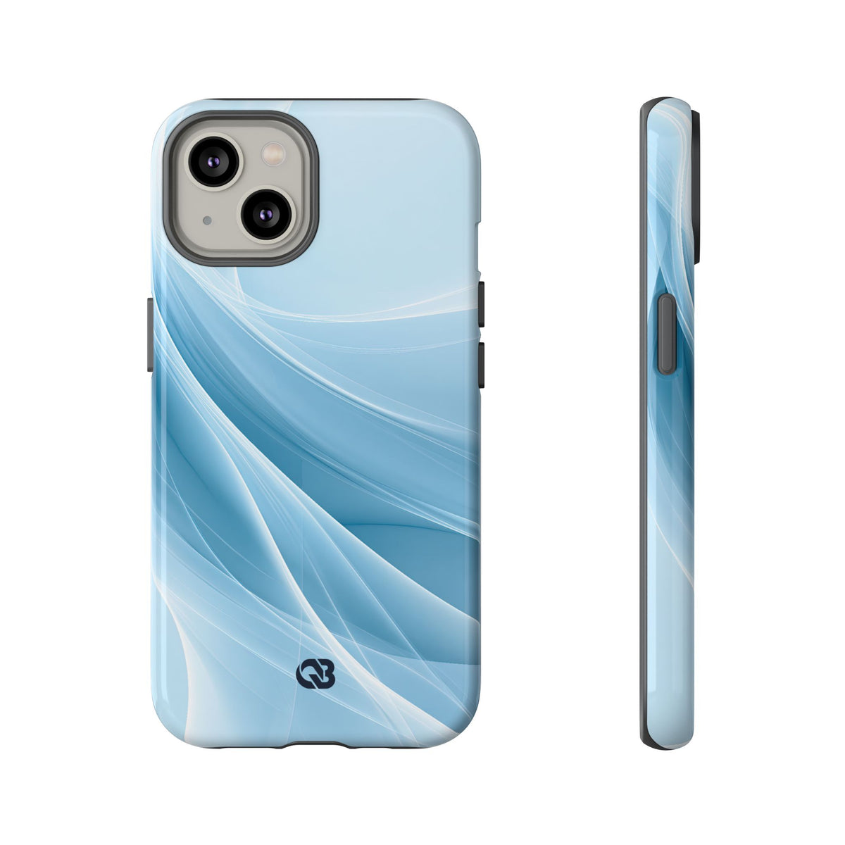 Glacial Ridge Contours · Tough Phone Case for iPhone · Blue