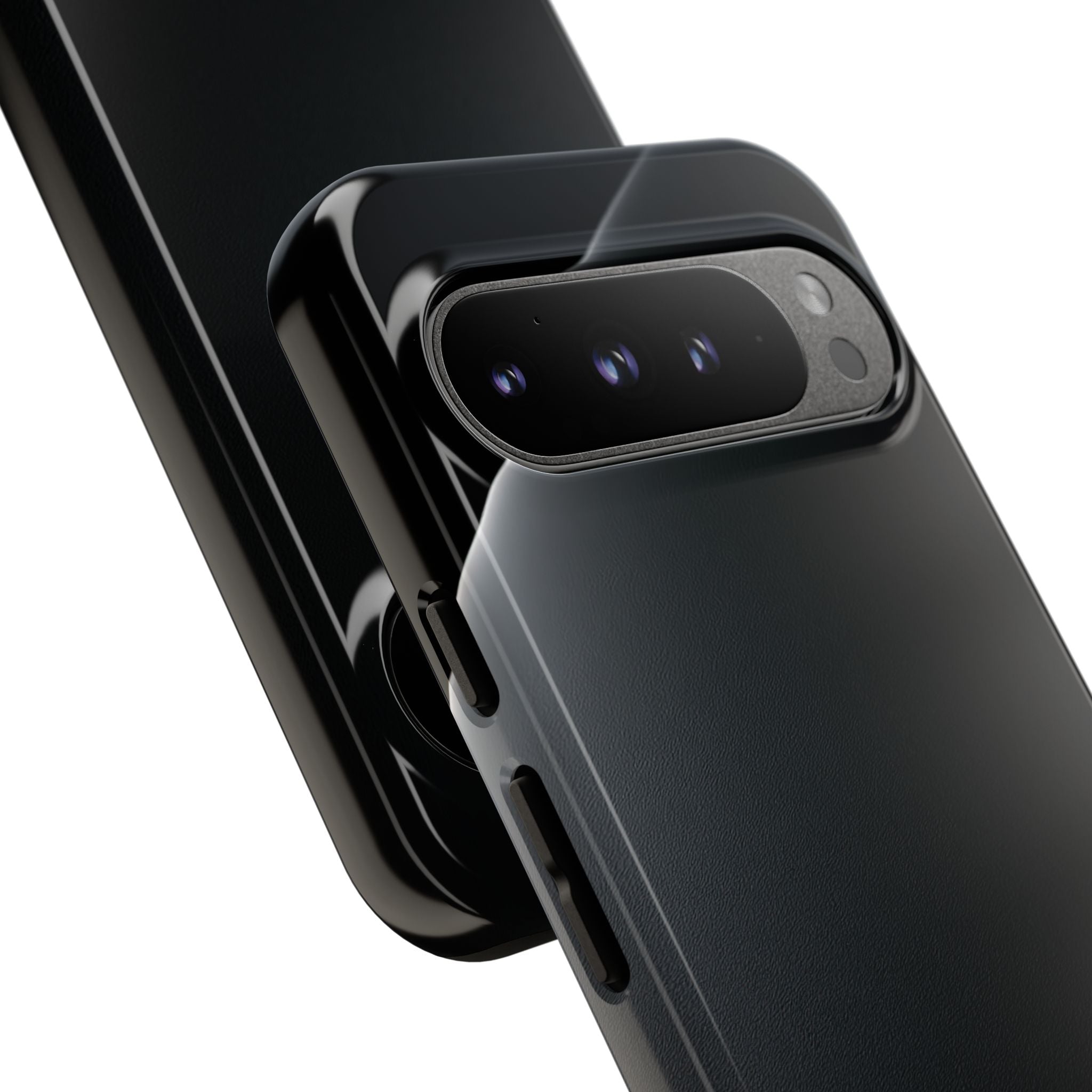 Black Tough Phone Case for Google Pixel - Obsidian Lunar Arch