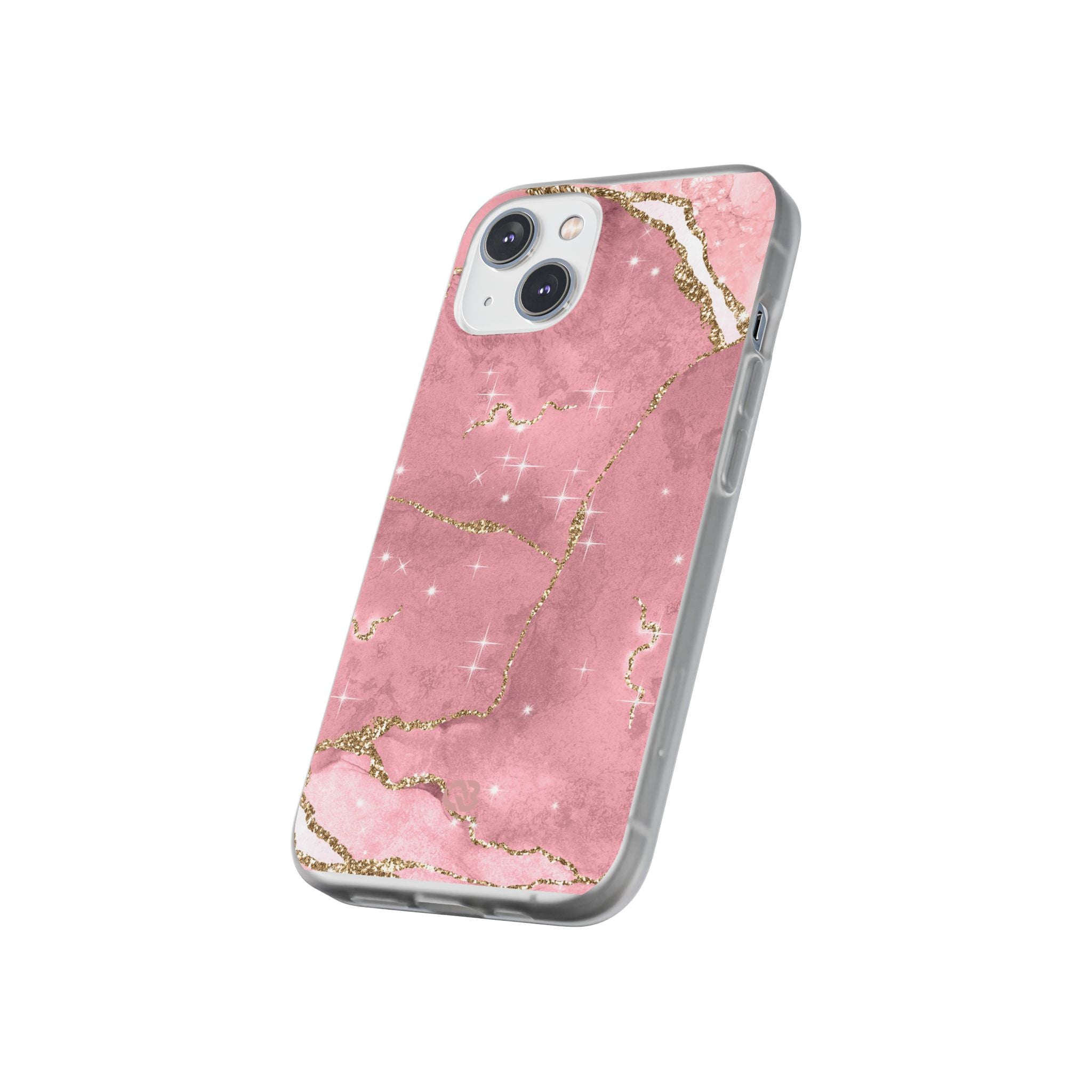 Rose Sparkle Marble · Soft Coque de téléphone pour iPhone
