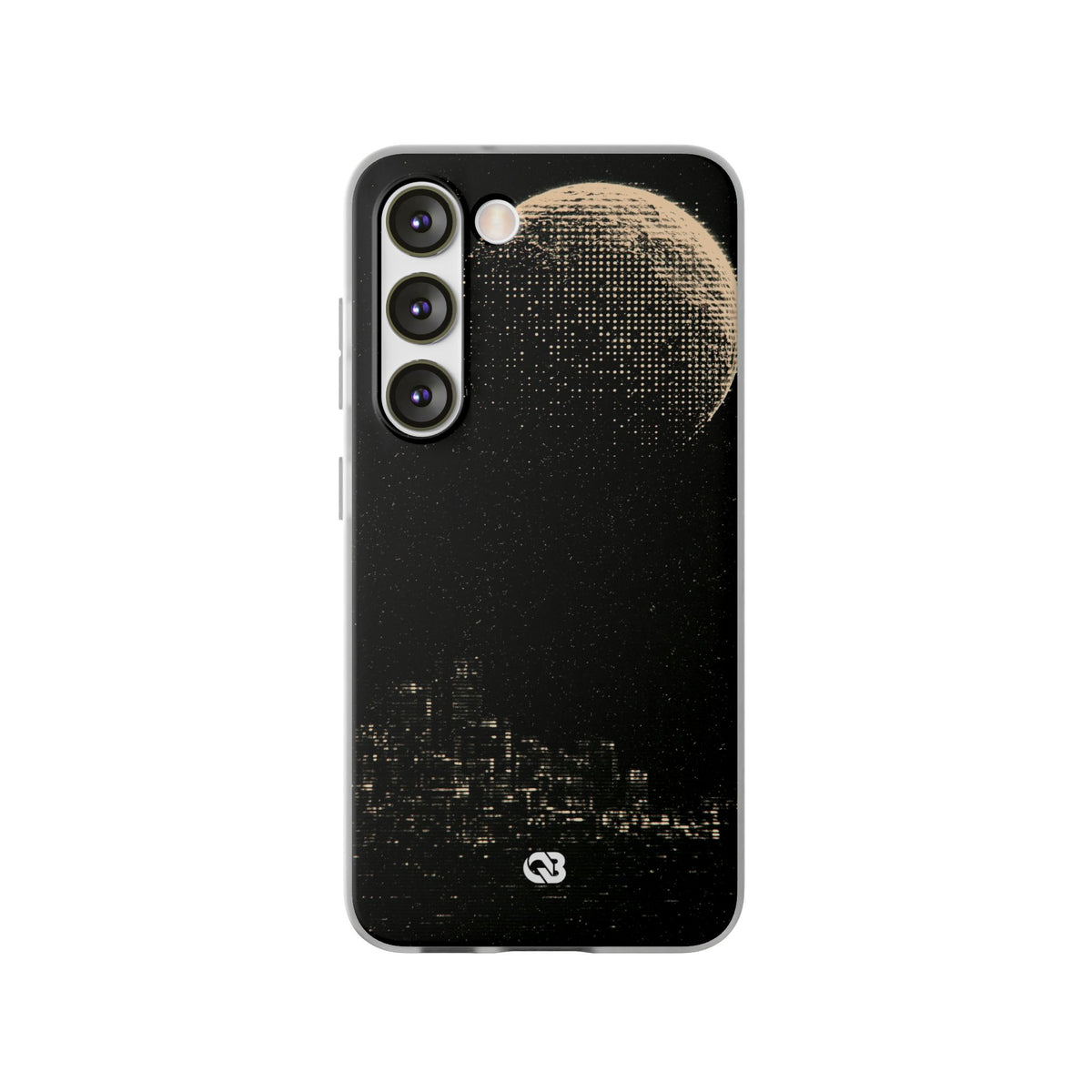 Lunar Metropolis Nocturne · Lite Phone Case for Samsung · Black