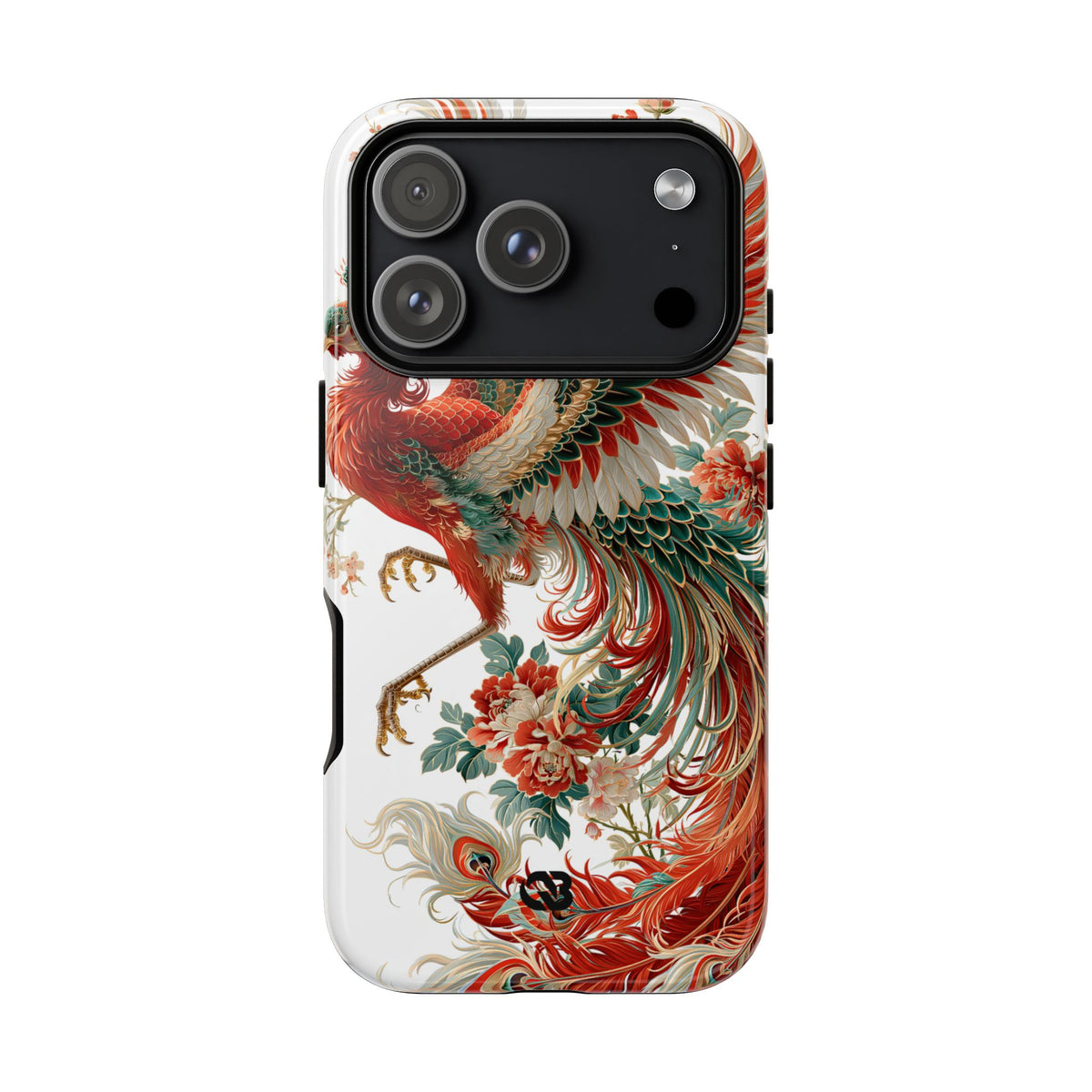 Vermilion Imperial Phoenix · Tough Phone Case for iPhone · Red