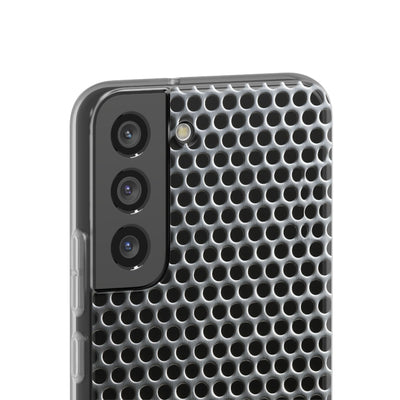 Silver Lite Phone Case for Samsung - Brutalist Steel Mesh
