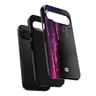 Binary Cascade · Tough Phone Case for Pixel ·  Black