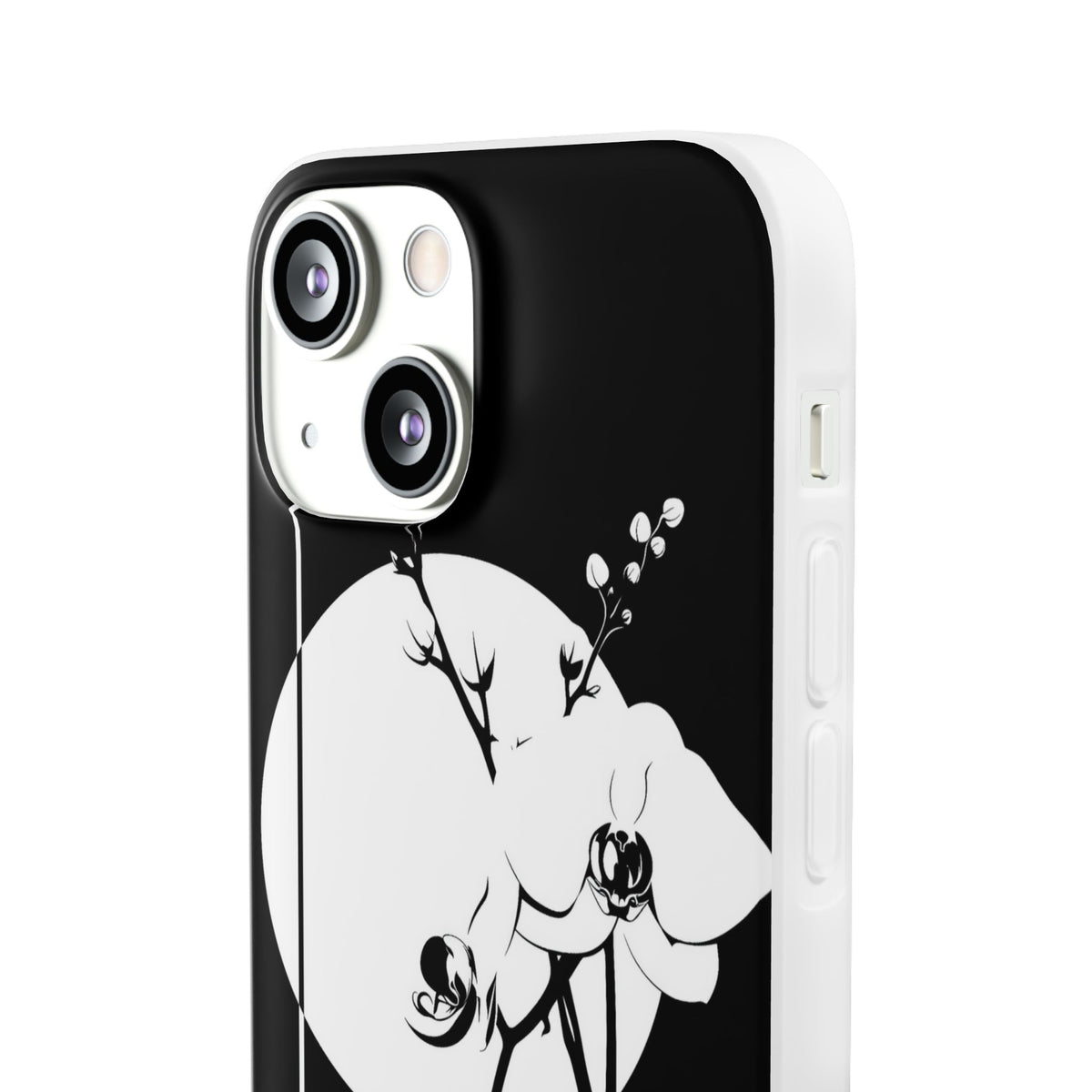 Nocturne Orchid Bloom · Lite Phone Case for iPhone ·  Black