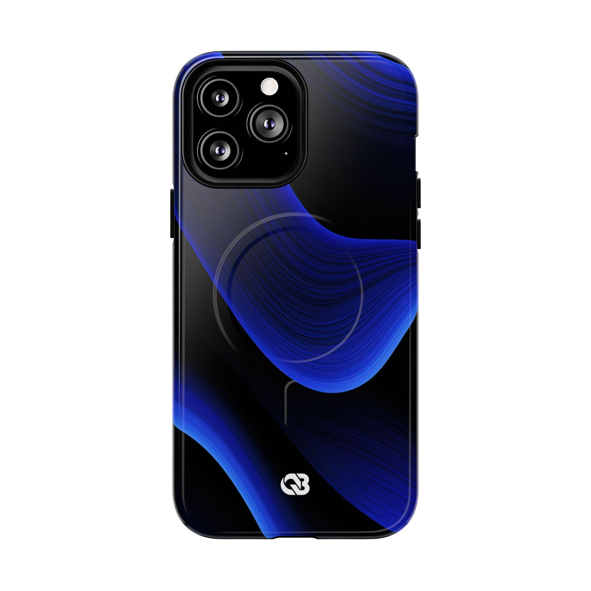 Cobalt Ridge Waves · Tough 2.0 Magnetic Phone Case for iPhone · Blue