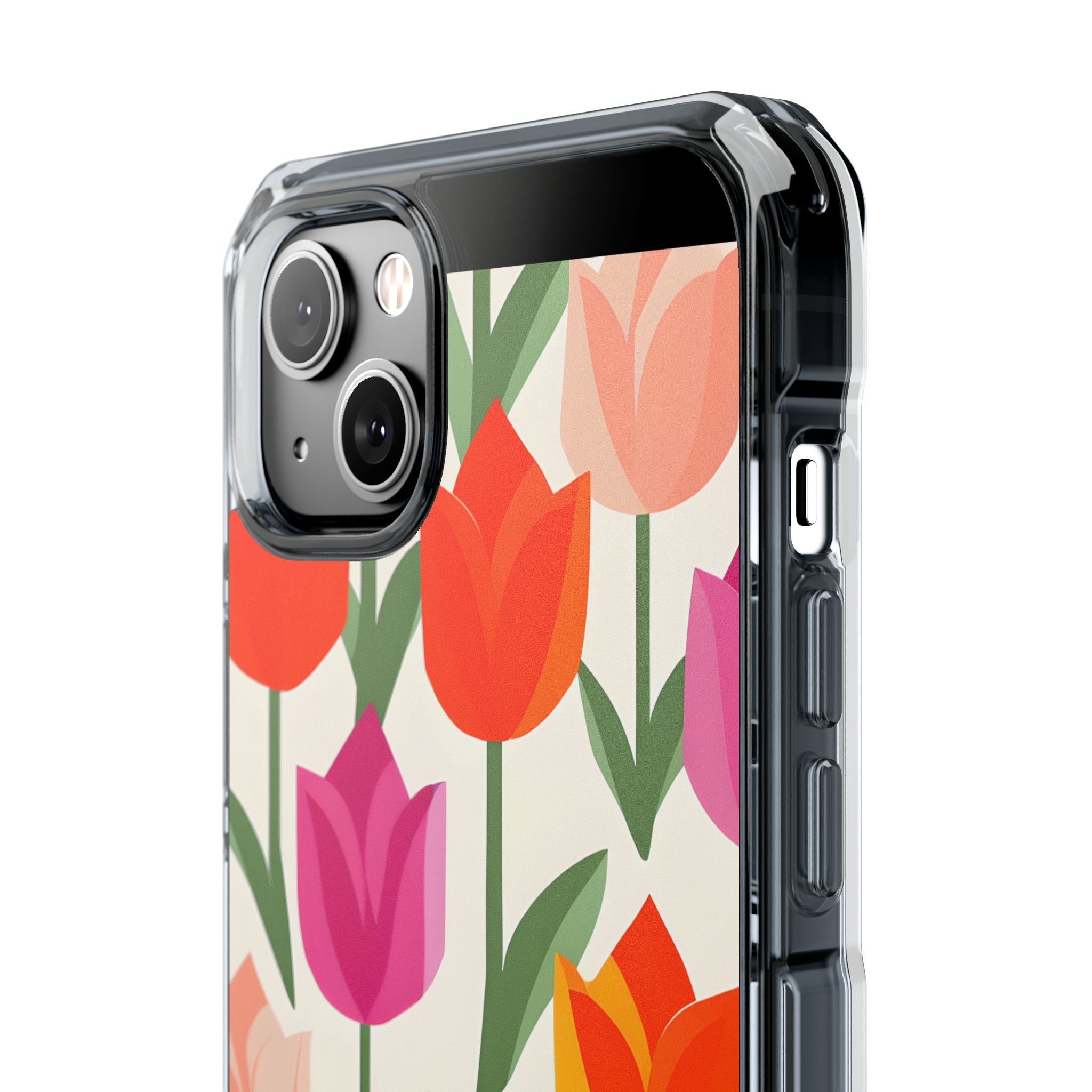 Vibrant Petal Grid · Impact Handyhülle für iPhone · Magsafe