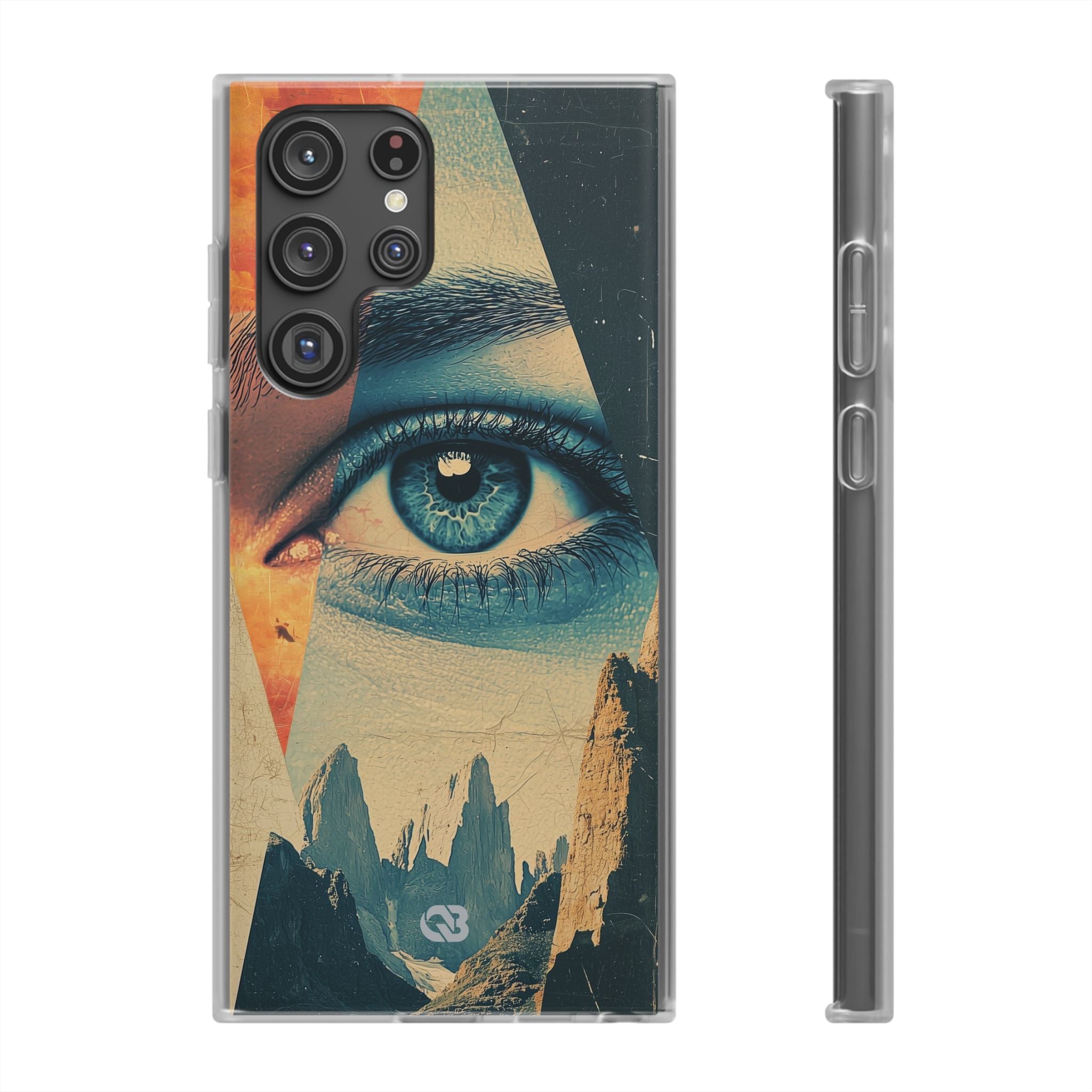 Fragmented Peak Gaze · Coque de téléphone Soft pour Samsung