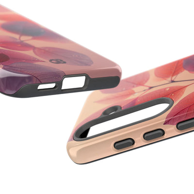 Dewy Magenta Foliage · Tough Phone Case for Samsung