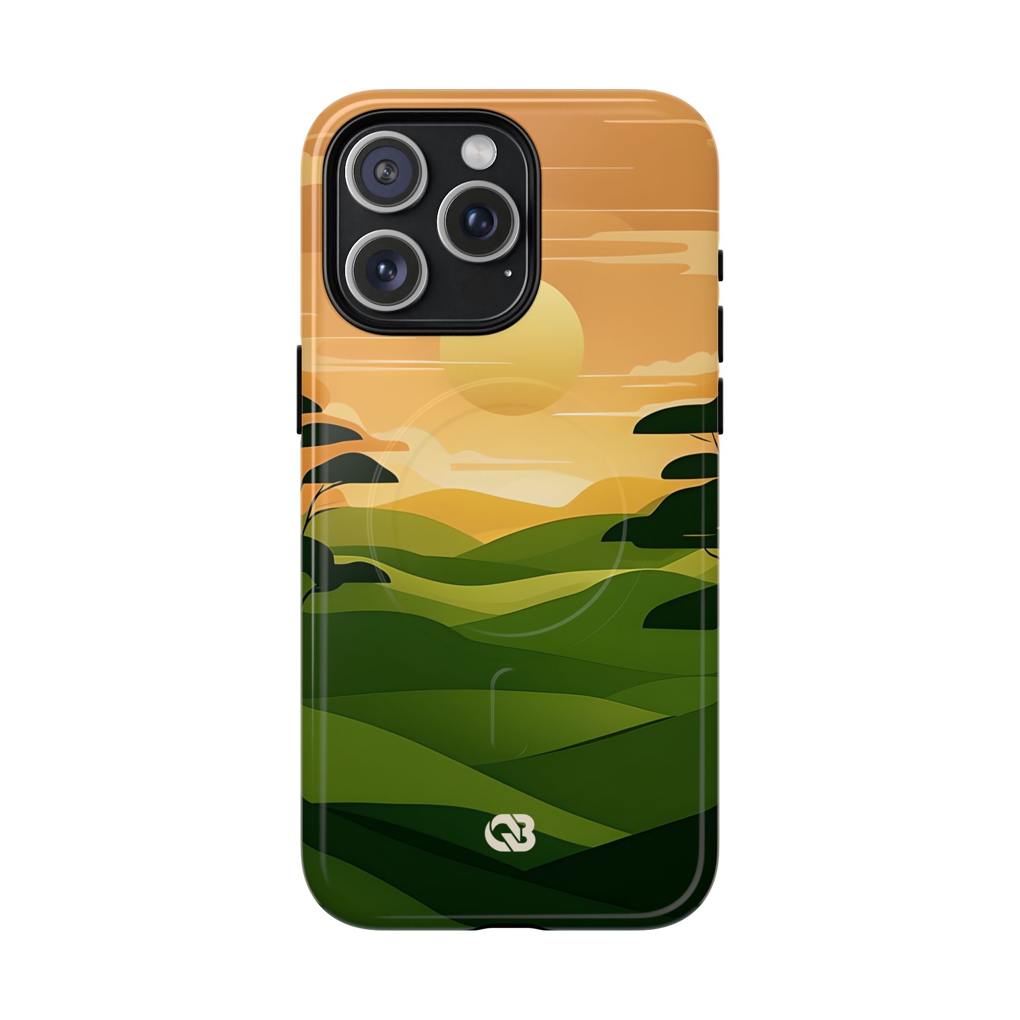 Verdant Horizon Sun · Tough+ Phone Case for iPhone · Magsafe