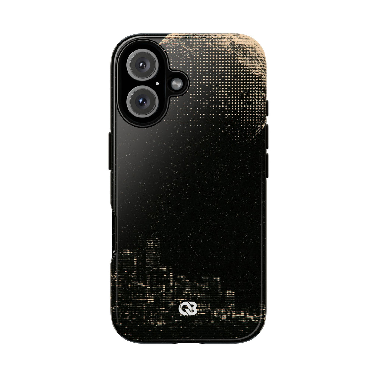 Lunar Metropolis Nocturne · Tough Phone Case for iPhone · Black