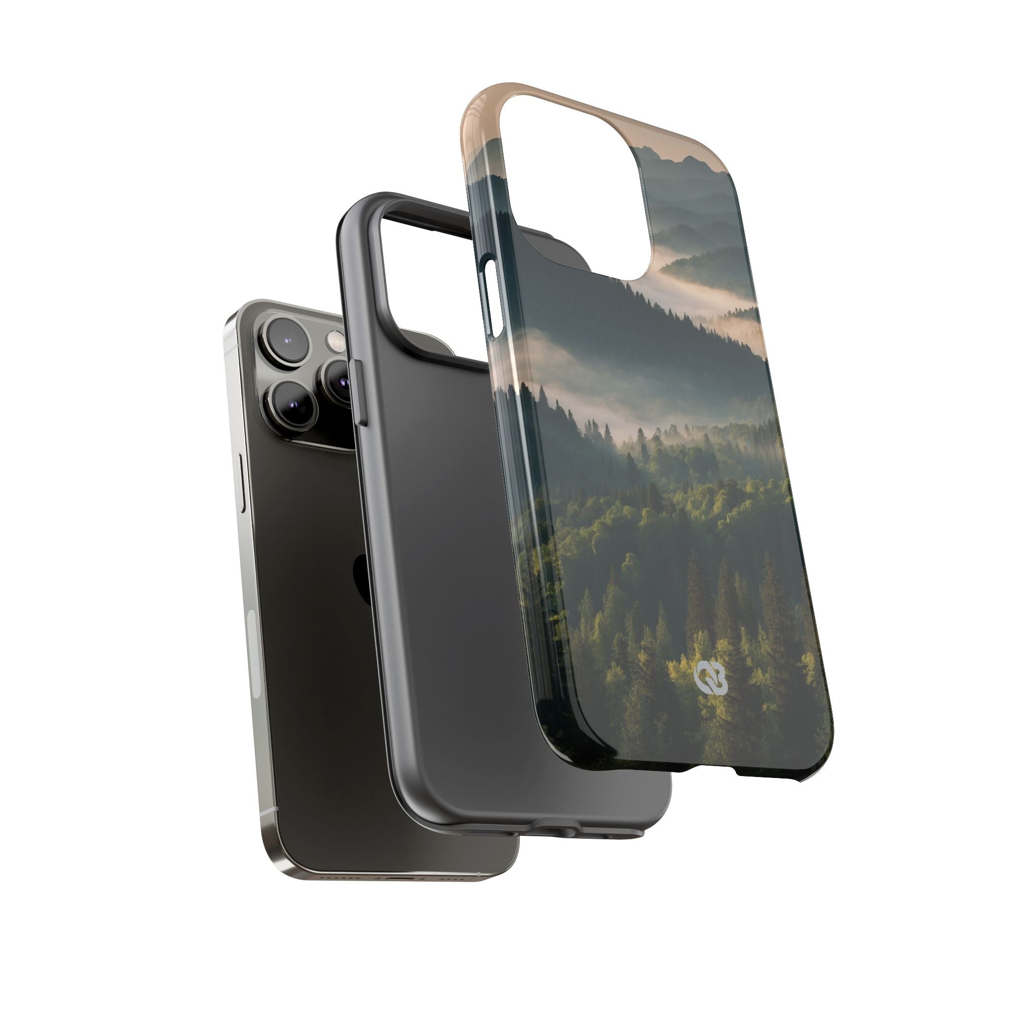 Foggy Mountain Ridge · Tough Phone Case for iPhone