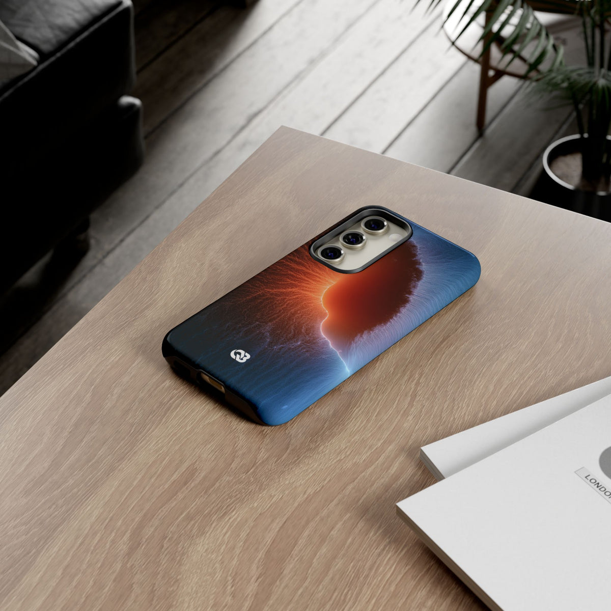 Thermal Aura Pulse · Tough Phone Case for Samsung · Blue