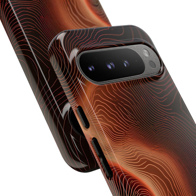 Caldera Ridge · Tough Phone Case for Pixel ·  Orange