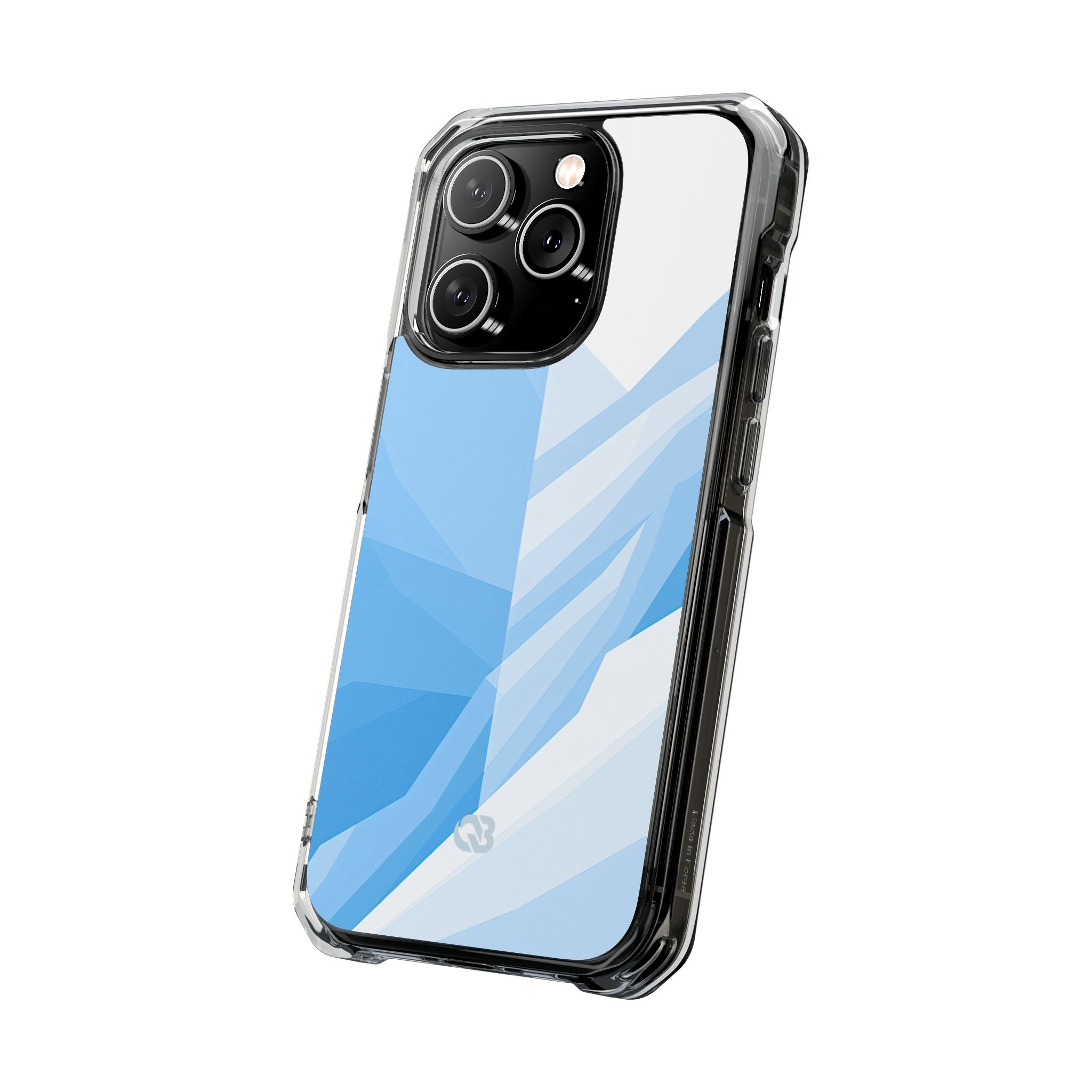 Blue Impact MagSafe Phone Case for iPhone - Arctic Glacial Ridge