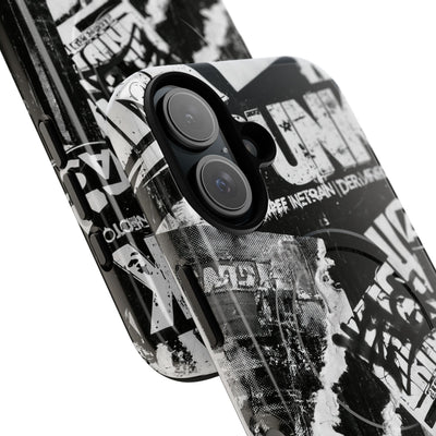 Underground Punk Collage · Tough 2.0 Magnetic Phone Case for iPhone · Black