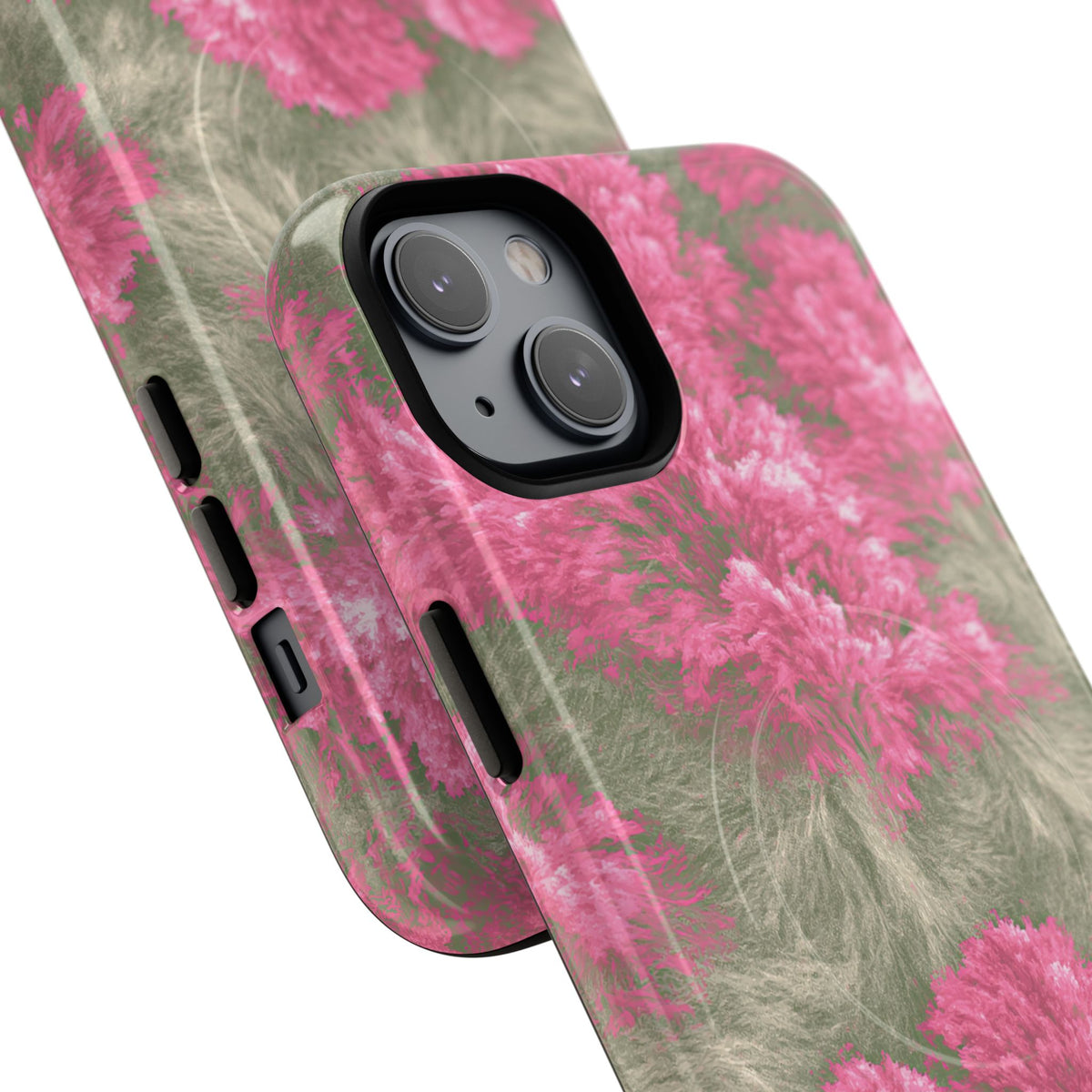 Digital Blossom · Tough 2.0 Magnetic Phone Case for iPhone · Pink