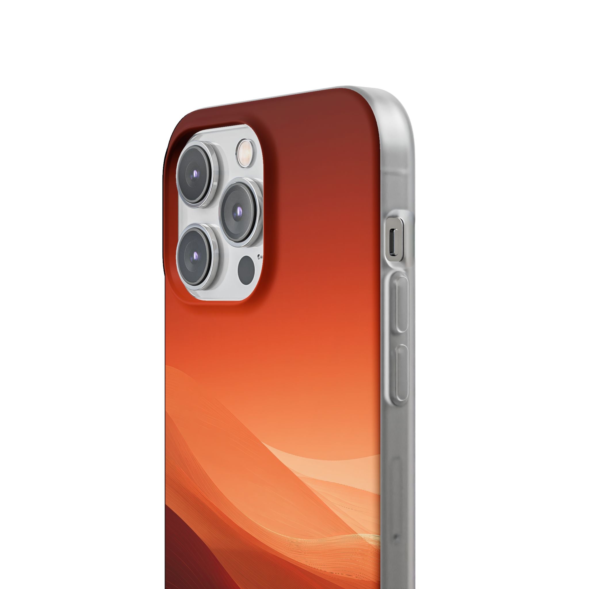 Orange Lite Phone Case for iPhone - Crimson Dune Gradient