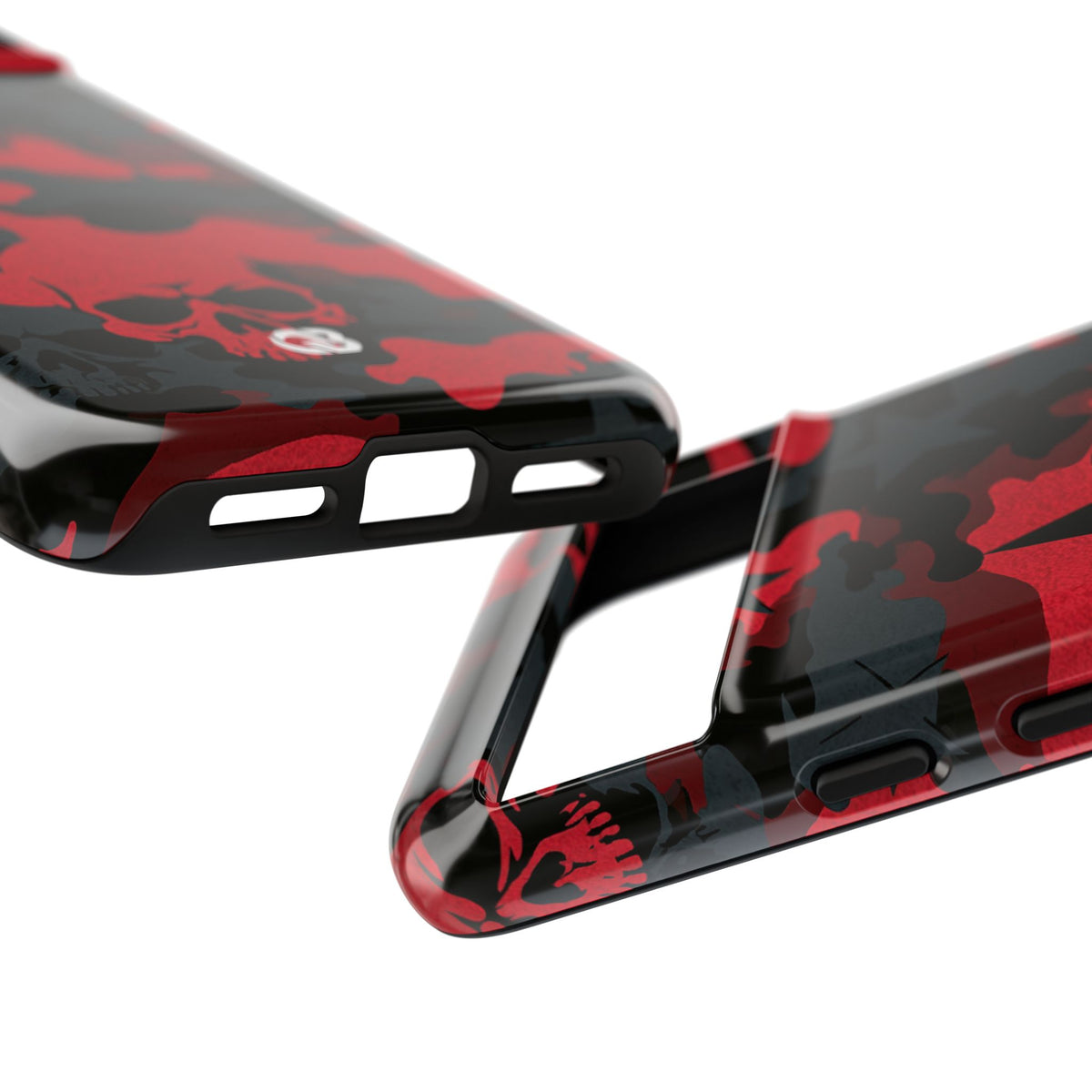 Crimson Skull Camo · Tough Phone Case for Pixel ·  Red