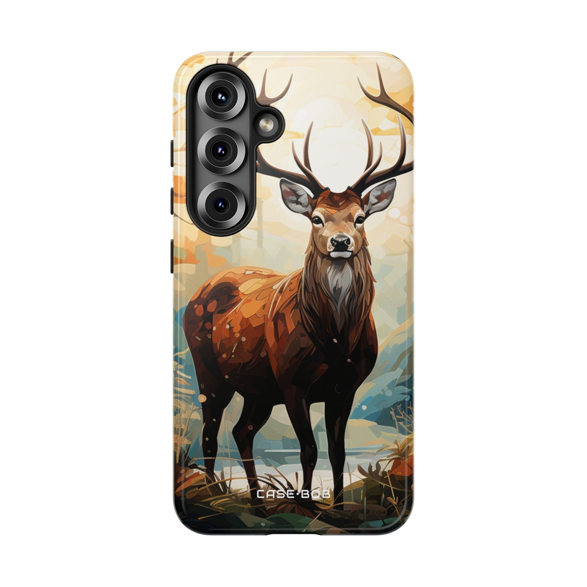 Glowing Stag Samsung S25 Case - Tough - CASE•BOB
