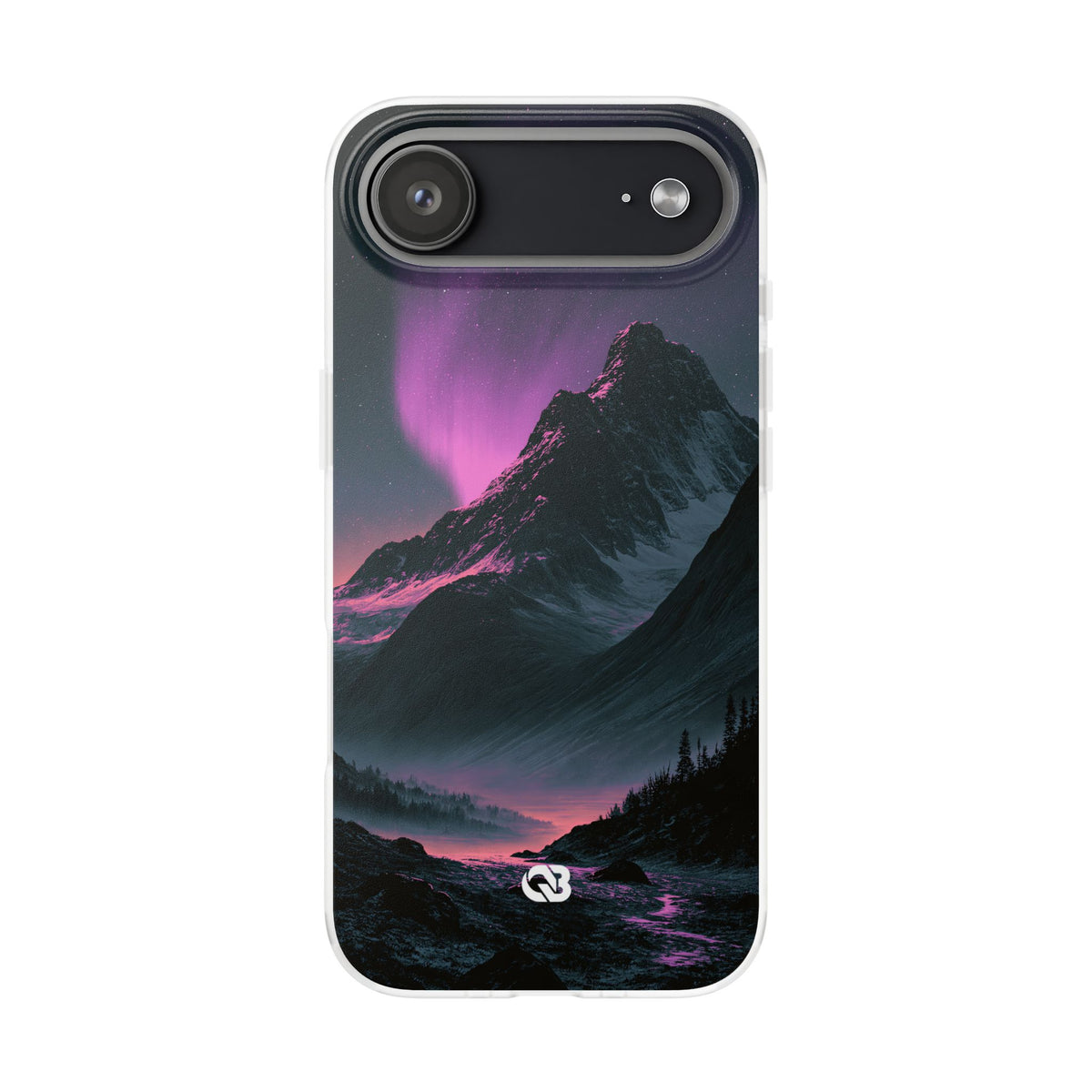 Arctic Aurora Summit · Lite Phone Case for iPhone ·  Black